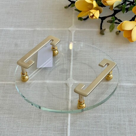 Bandeja Vidrio Circular Decorativa Ø20cm Bandeja Vidrio Circular Decorativa Ø20cm