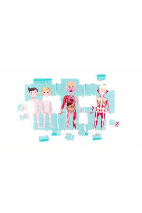 PUZZLE CUERPO HUMANO 100 PIEZAS PUZZLE CUERPO HUMANO 100 PIEZAS