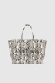BOLSO LEO TOTE DE LONA Estampado
