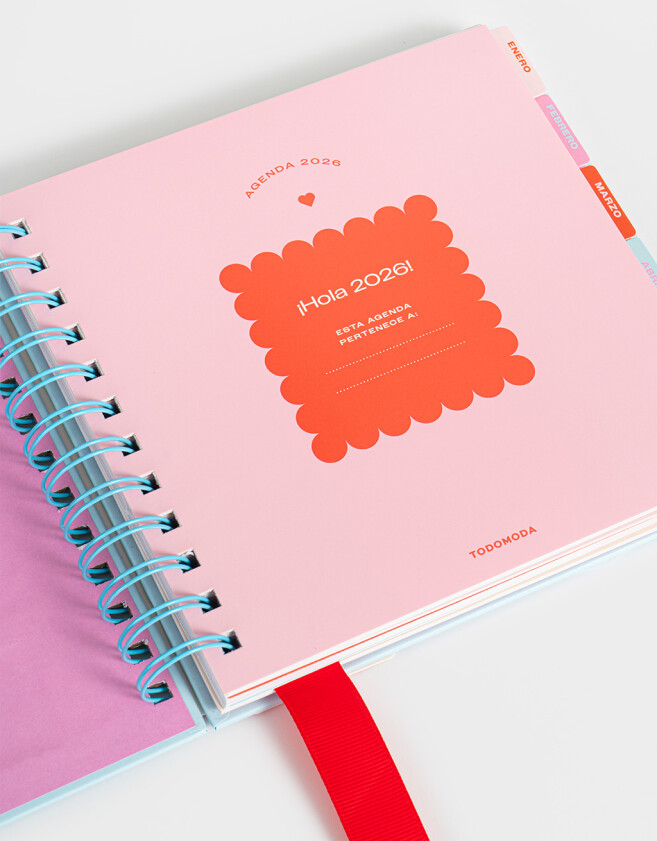 Agendas y Calendarios Estampados Agenda Estampitas 2026 - Combinacion Multicolor