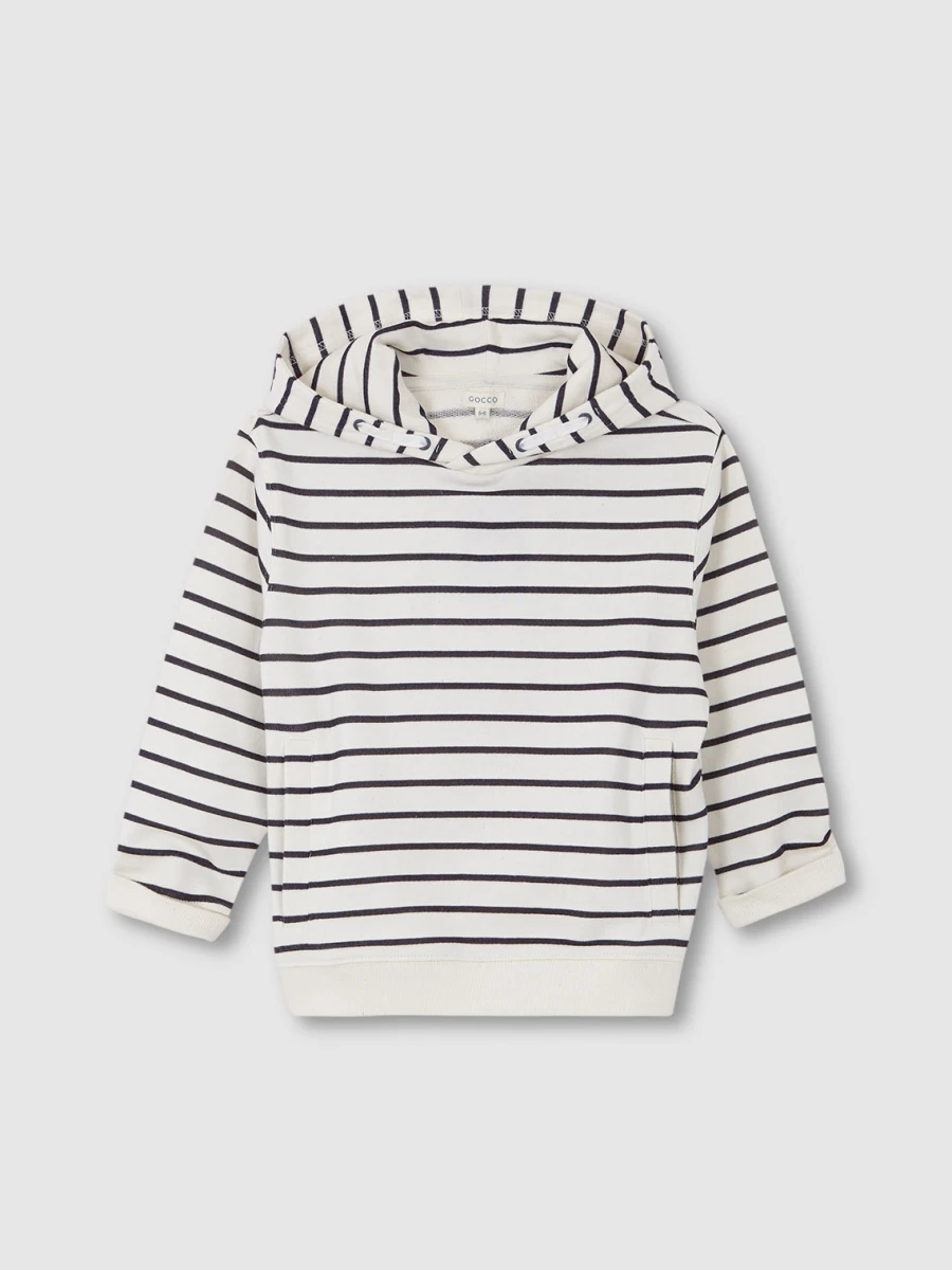 Sudadera Rayas Crudo