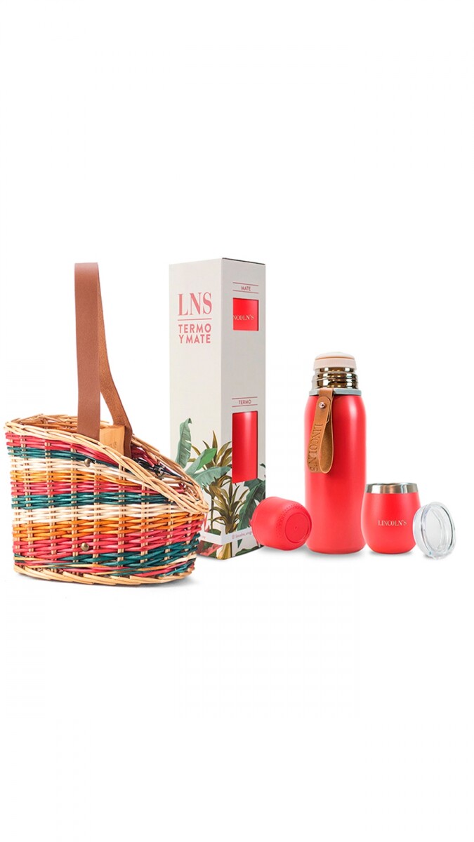 KIT MATERO LAOS - ROJO C/MULTICOLOR 