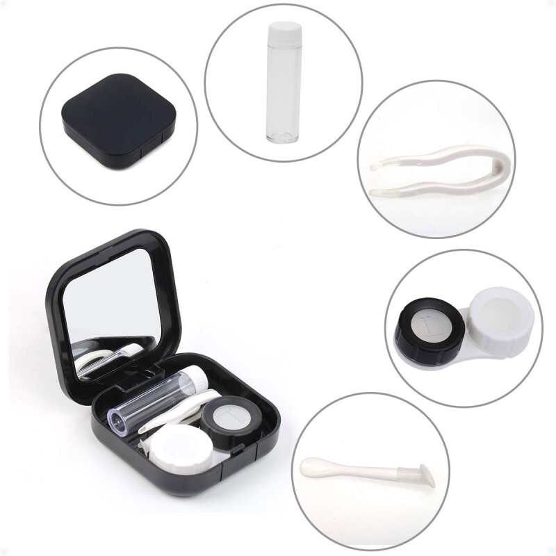 Set para lentes de contacto estuche + accesorios Set para lentes de contacto estuche + accesorios