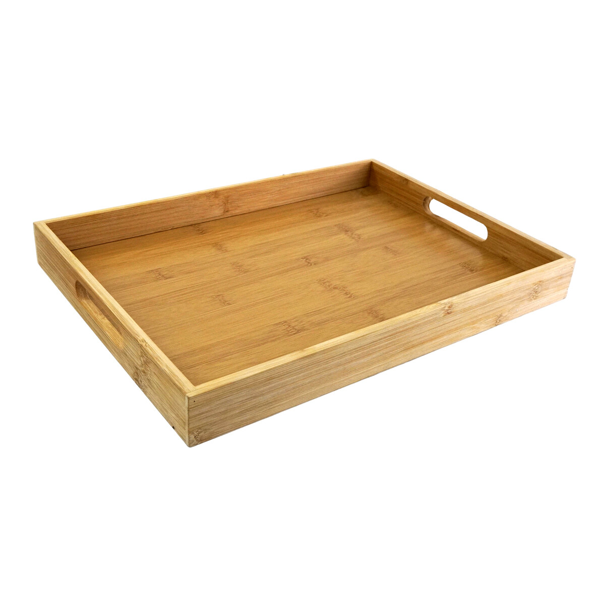 BANDEJA BAMBOO RECTANGULAR 28X38X4CM C/ASAS 