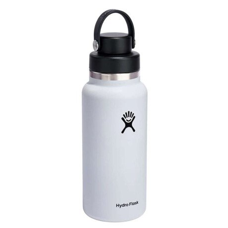 Botella Hydro Flask 32 Oz Wide Flex Chug Cap Blanco