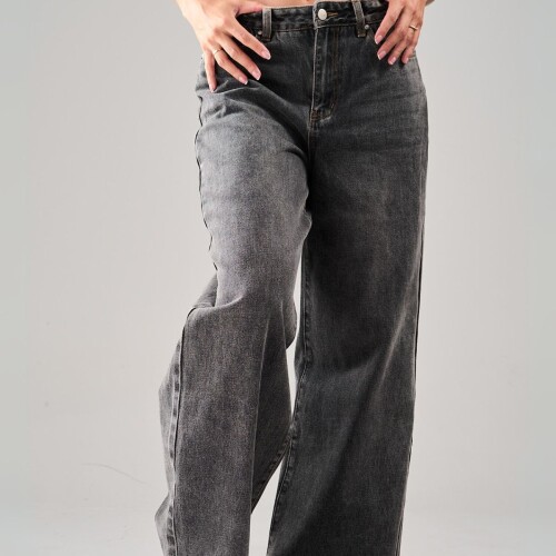 Jean Wide Leg Slowly Grey
