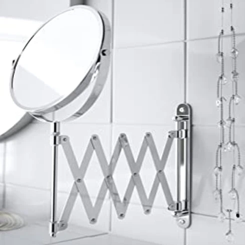 ESPEJO DE PARED EXTENSIBLE AUMENTO X3 20CM DE DIAMETRO AQUALIA 000