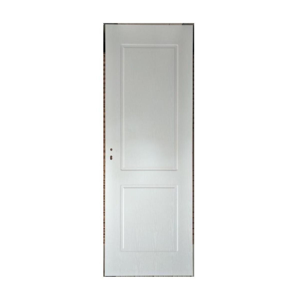 Puerta Interior de MDF con Laminado de PVC Blanco 