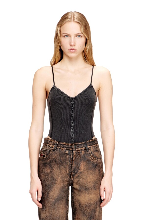 Top Para Mujer T-Ley Tank Top Gris Oscuro