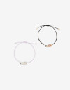 Pulseras Flexibles Sets Back to school Set De Pulseras Flexibles Dijes Lapices - Dorado