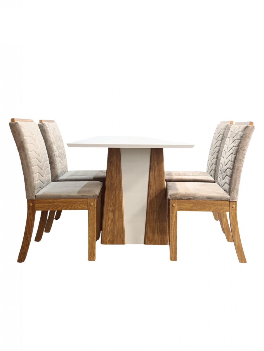 Juego de Comedor Lisboa 1+4 