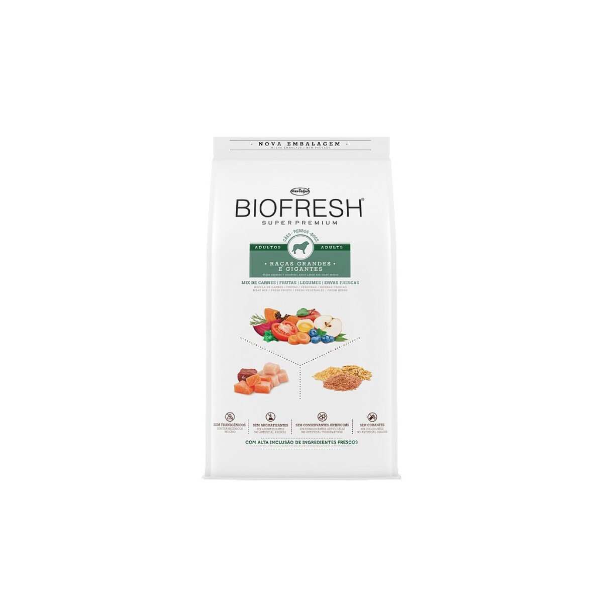 ALIMENTO PERROS BIOFRESH ADULTO RAZAS GRANDES 15KG 