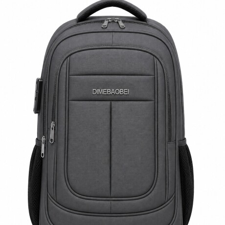 Mochila Sport 18" Para Notebook Candado Integrado Reforzada Gris