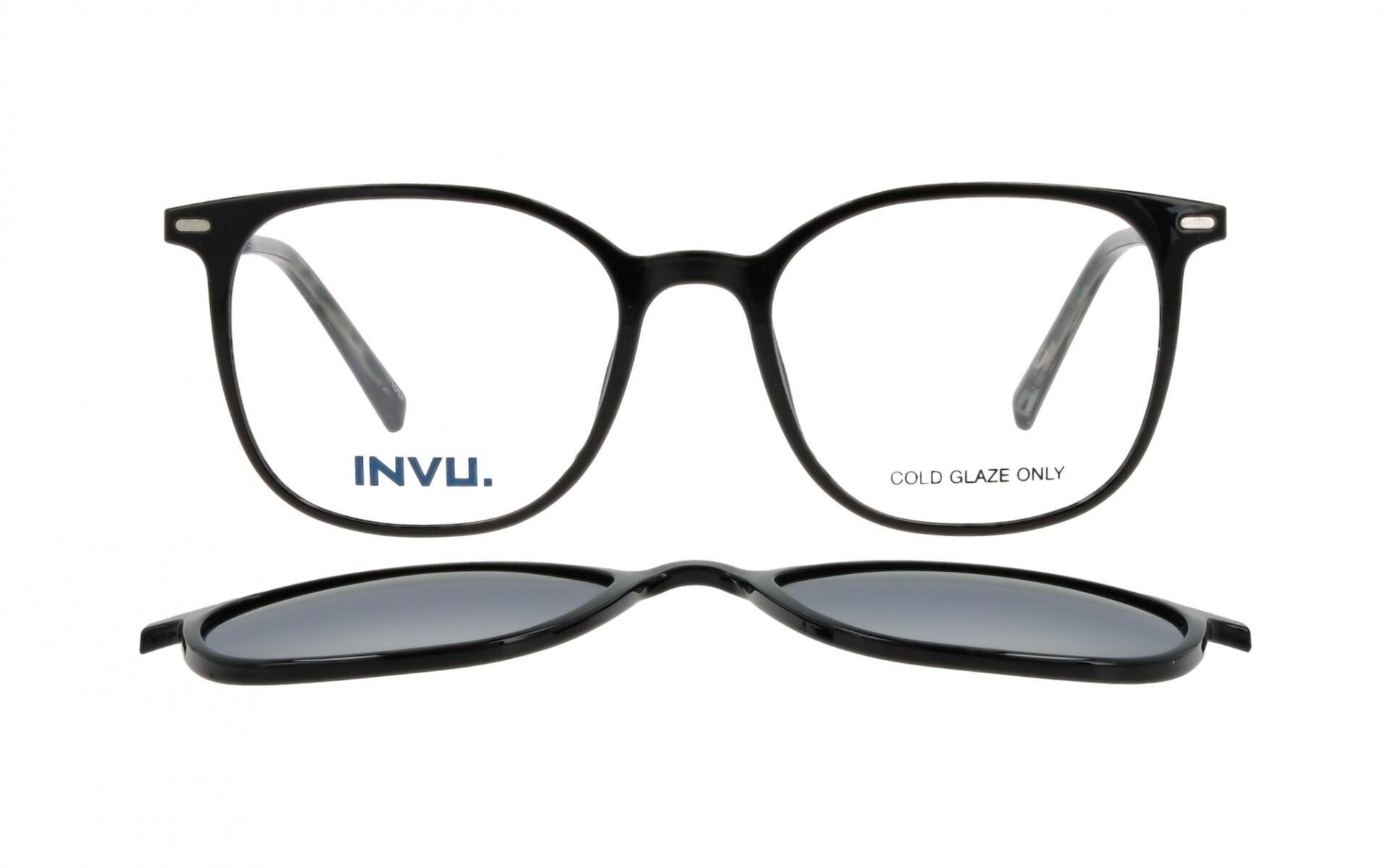 INVU Clip-On 42517A col Black/Silver 