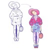 Laminas para colorear Fashion Zaho & Friends
