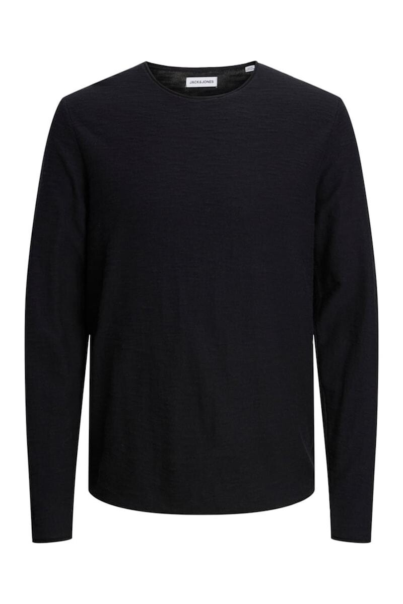Sweater Slub Cuello Redondo - Black 