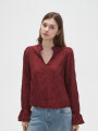 Blusa Oryval Bordeaux