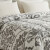 Acolchado 1 Plaza Terciopelo con Corderito Richmond 150 x 240 cm GRIS
