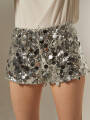 Short Minito Plateado