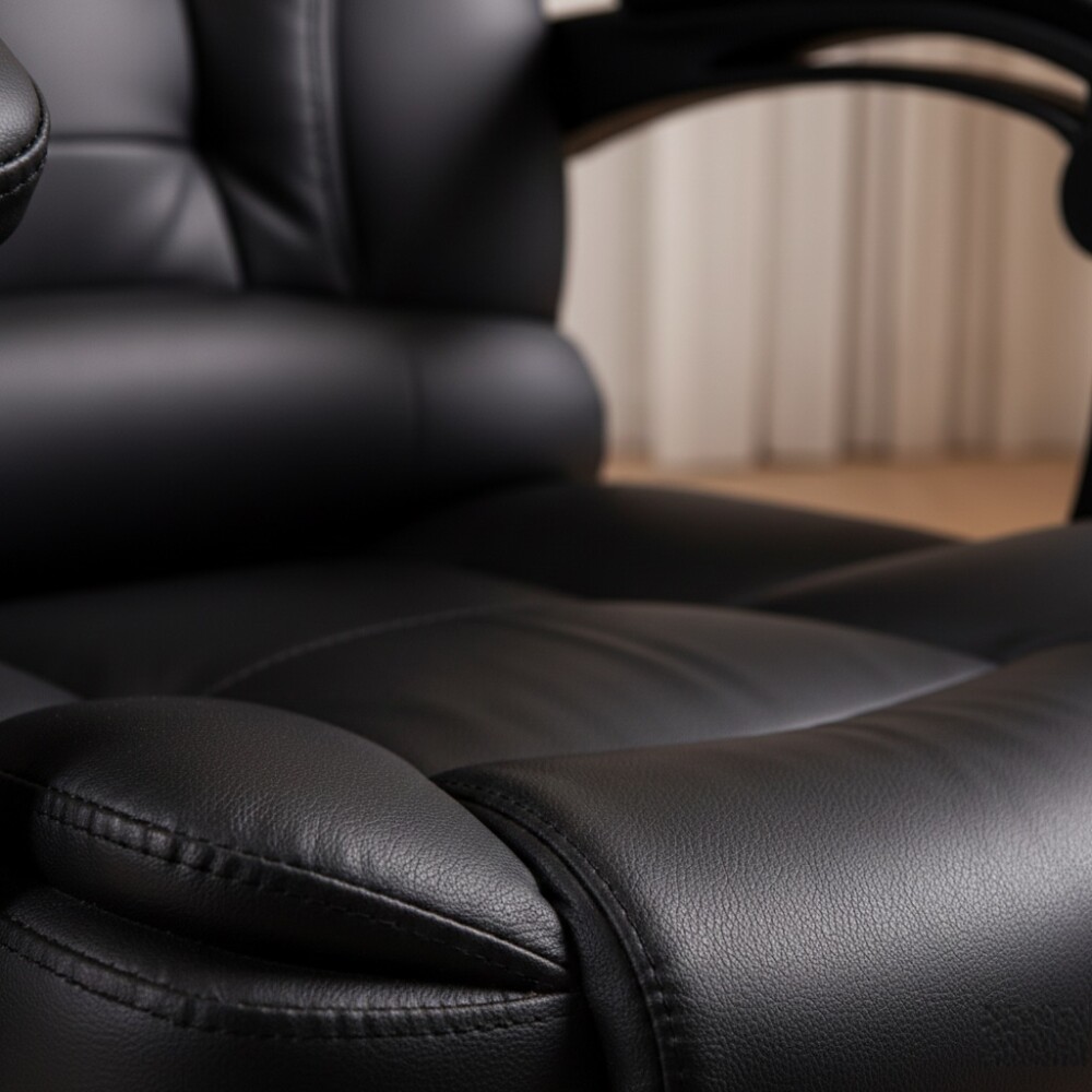SILLA DE ESCRITORIO CON MASAJEADOR EJECUTIVA CORPORATIVA ERGONÓMICA COLOR CHOCOLATE