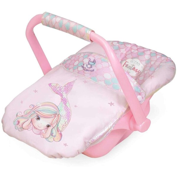 Cuna Silla Transportadora Maxicosi Muñecas Llorens De Cuevas Variante Color Rosa
