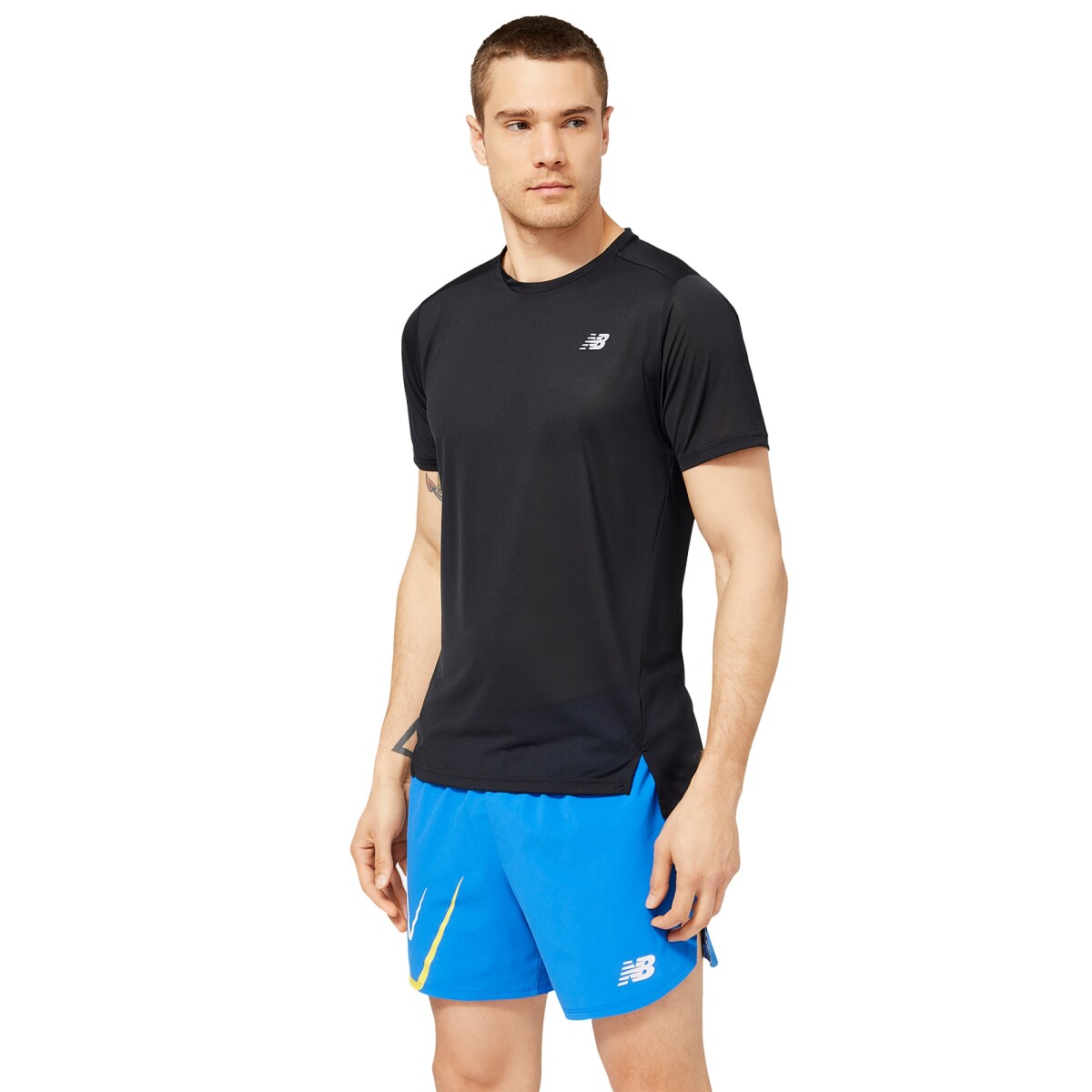 Remera New Balance de hombre - MT23222BK - BLACK 
