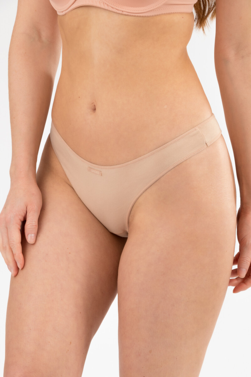 Colaless algodon lycra - Beige 