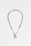 Collar cordón fisher plateado