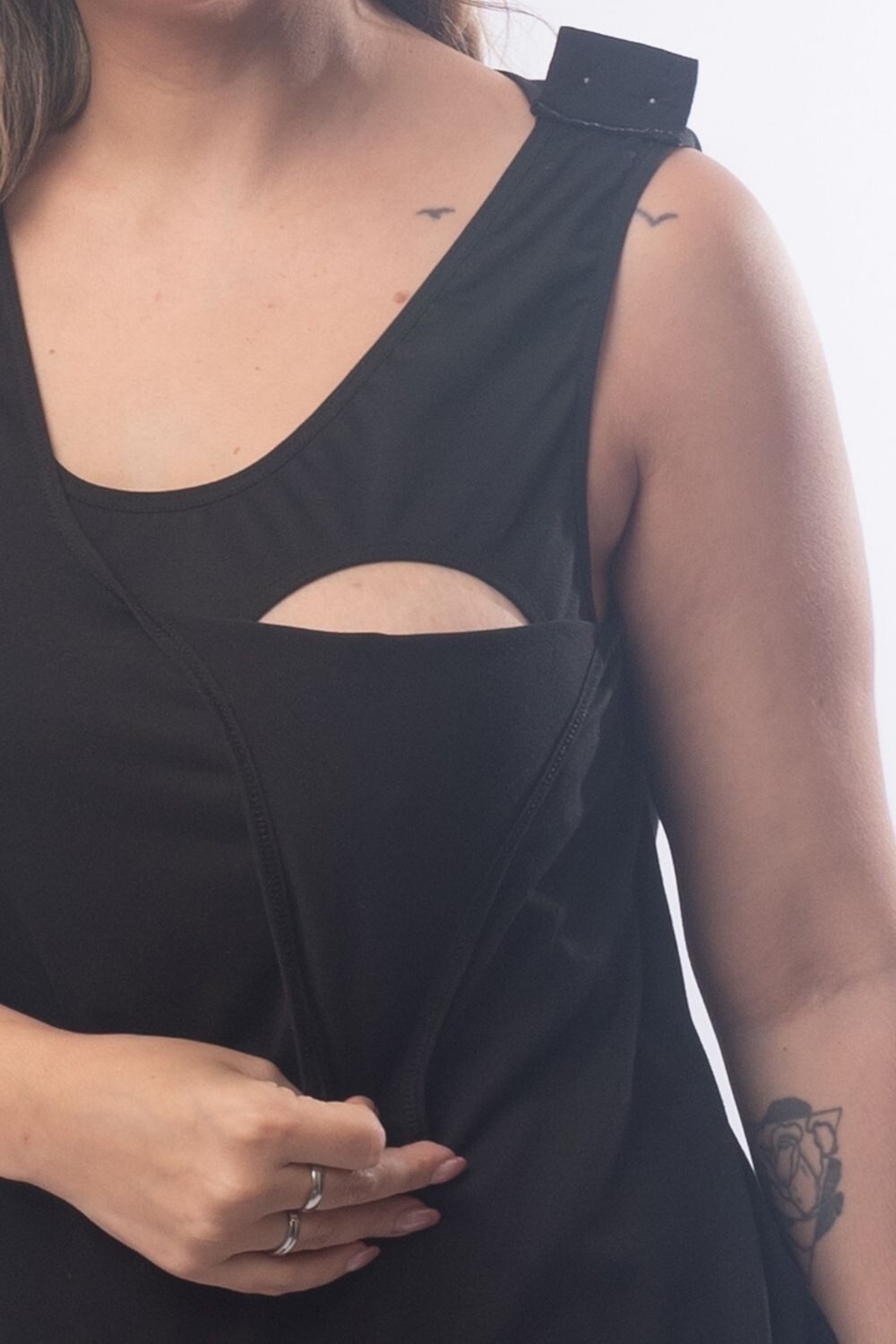 Camisón Maternal Alejandra Blanco