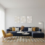 CUADRO CANVAS 30x40cm MARCO FIGURAS BEIGE 1 CUADRO CANVAS 30x40cm MARCO FIGURAS BEIGE 1