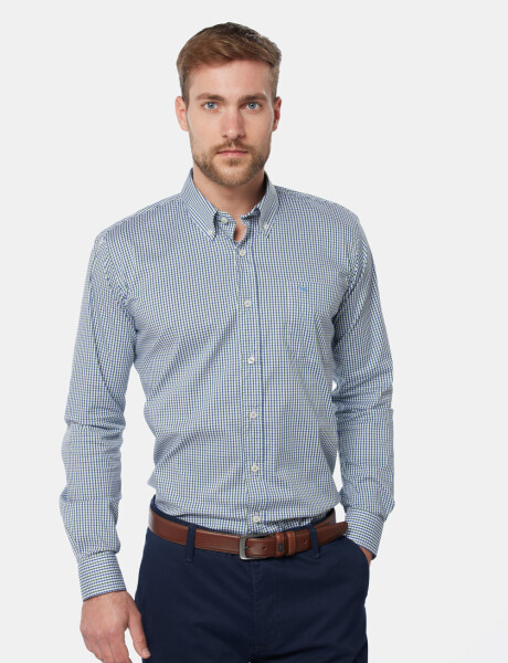 CAMISA SPORT A CUADROS Verde