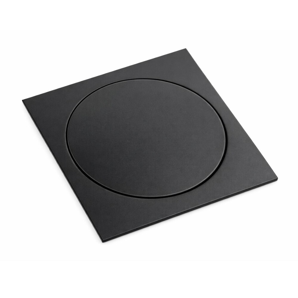 Rejilla de piso click clack 15x15 negro mate Rejilla De Piso Click Clack 15x15 Negro Mate