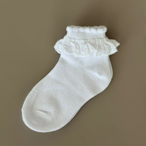 Medias Broderie Blanco