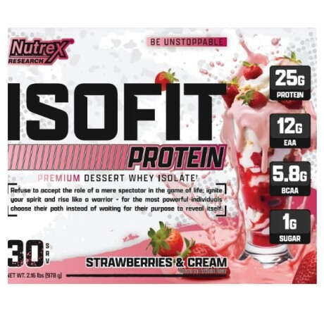Nutrex Isofit Isolate Protein 2,3 Lb Frutilla