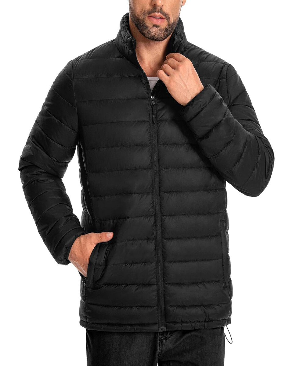 Campera Inf capitoneada - Negro 