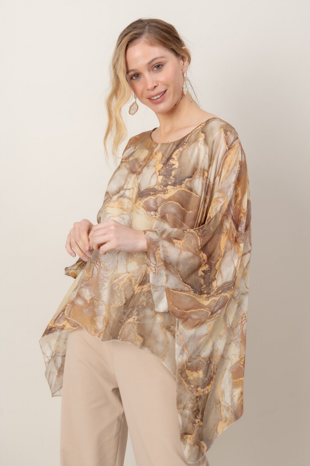 BLUSA OMALA Canela