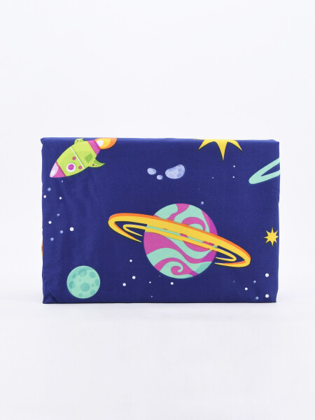 JUEGO DE SABANAS ASTRONAUTA 1 PLAZA AZUL