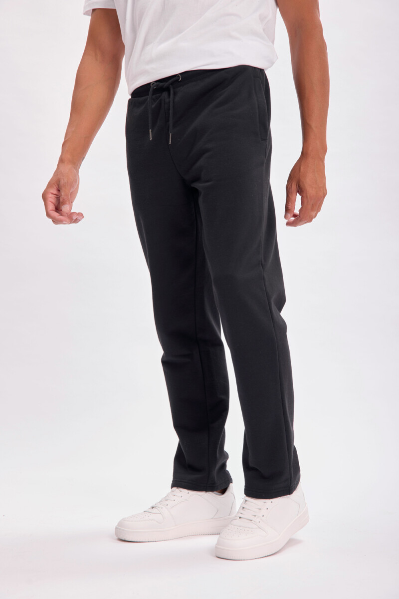 Pantalón deportivo recto Clasico Negro
