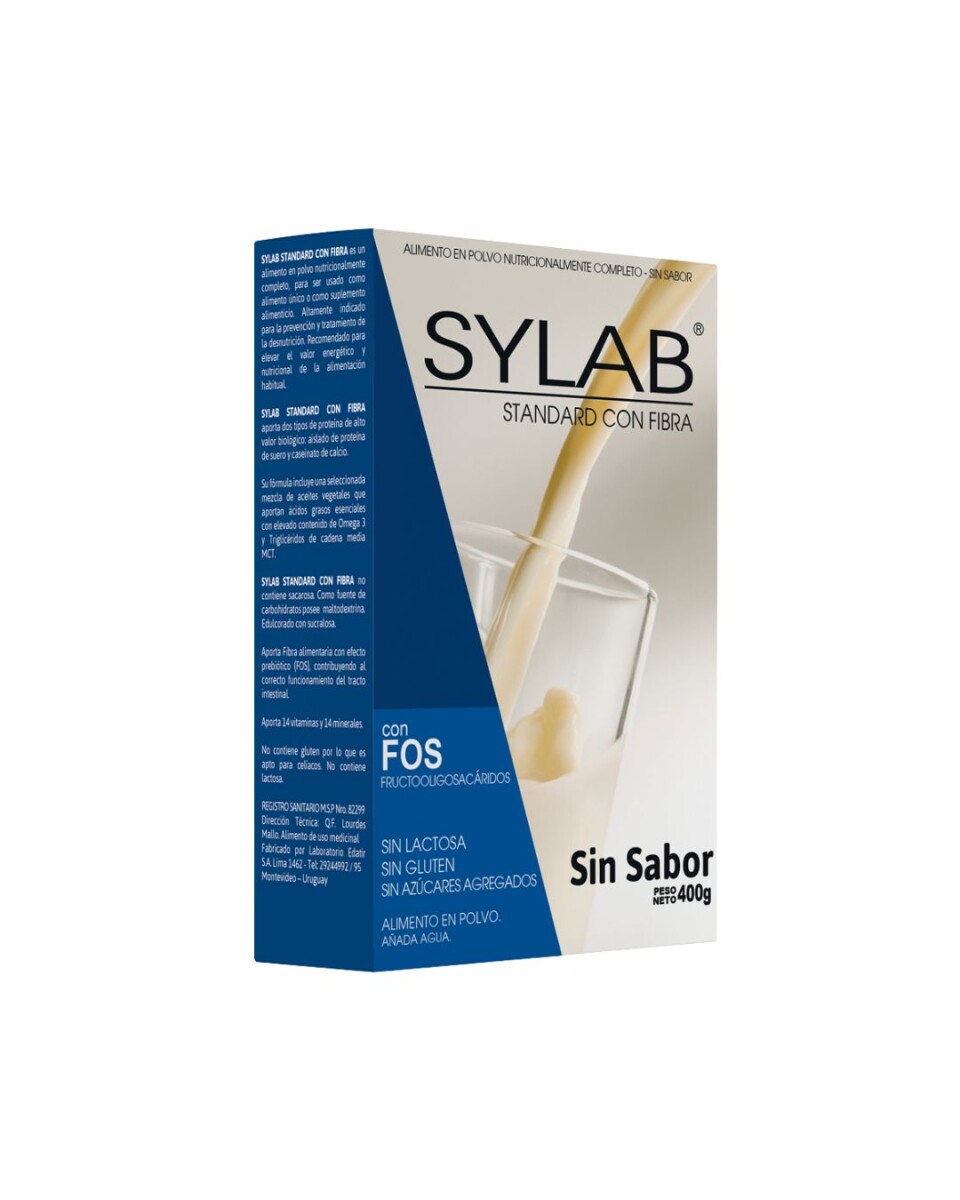 Standar Con Fibra Sin Sabor 400g SYLAB 