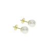 Caravanas de oro 18k con perlas de cultivo de 7.25mm. Un clásico imperdible Caravanas de oro 18k con perlas de cultivo de 7.25mm. Un clásico imperdible