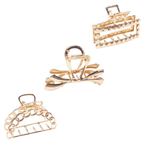 Broches pinzas dorada Broches Pinzas Dorada