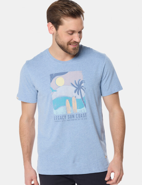 REMERA ESTAMPADA Azul