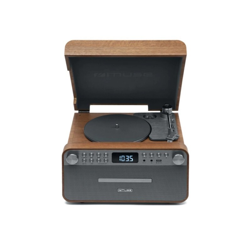 Minicomponente Muse MT-118AT 2x12,5w FM Cd Vinilo y bluetooth Minicomponente Muse MT-118AT 2x12,5w FM Cd Vinilo y bluetooth