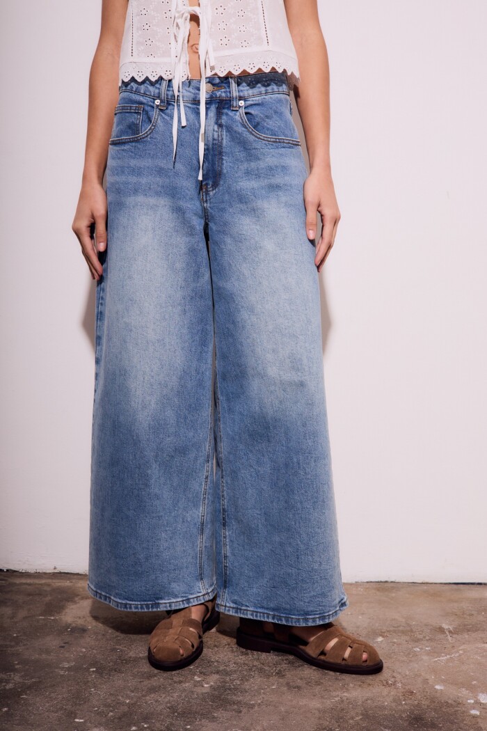 Jean Wide Leg Denim