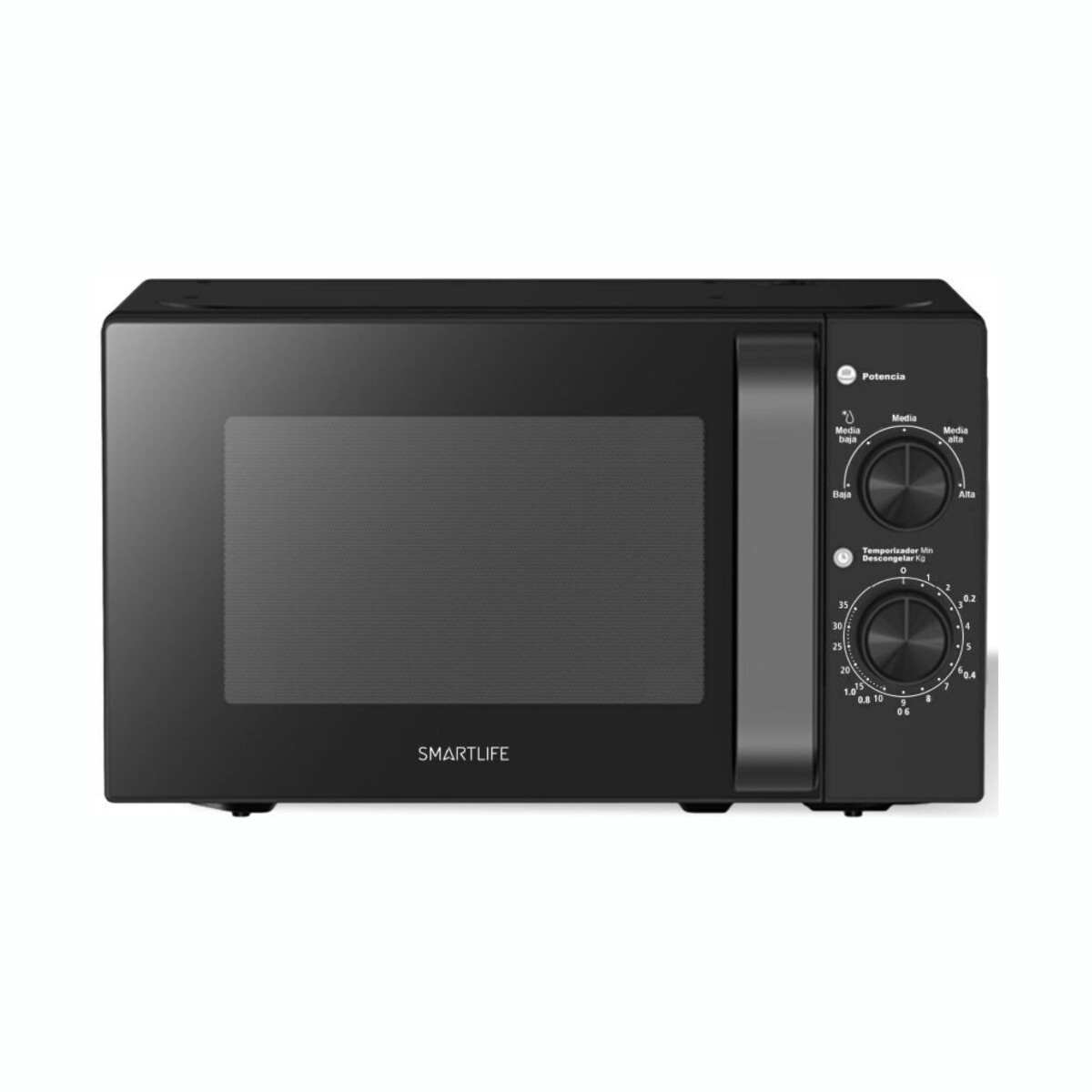 Microondas Manual SMARTLIFE SL-MWO20MM 700W Capacidad 20L - Negro 