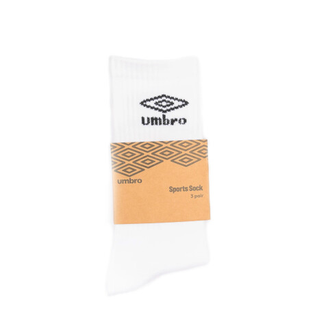 Medias de Hombre Umbro Sport Pack X3 Blanco