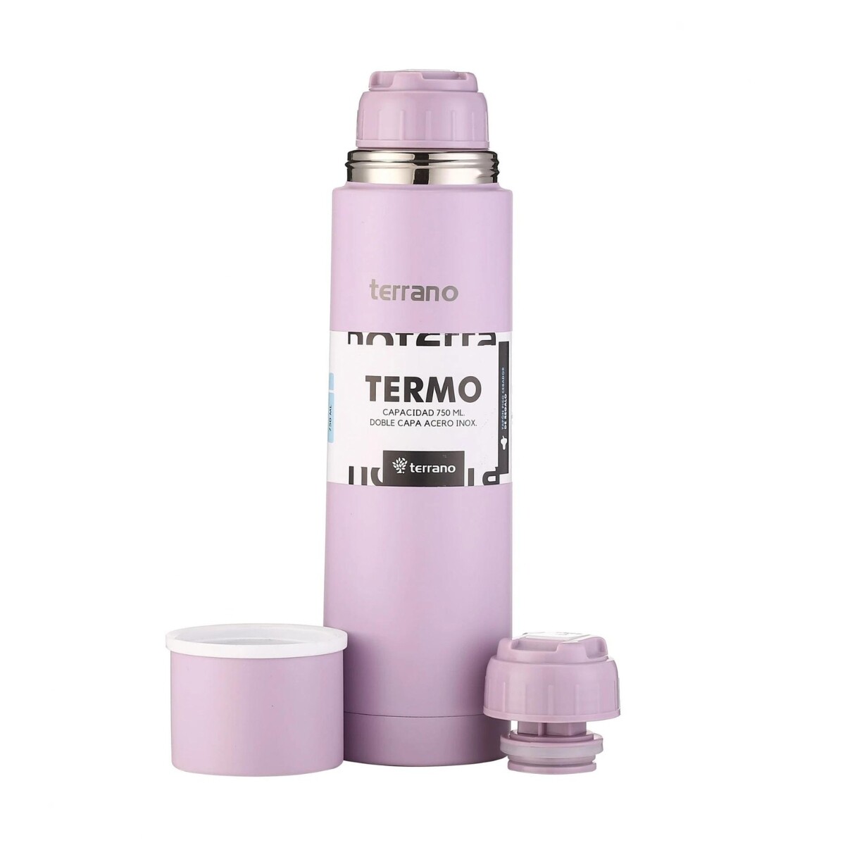 Termo Bala Terrano 750ML Acero Inoxidable - LILA 