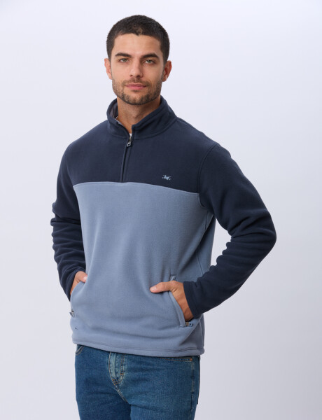 BUZO POLAR BICOLOR Piedra