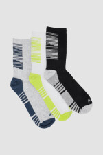 Pack x3 medias media caña con diseño Variante 28