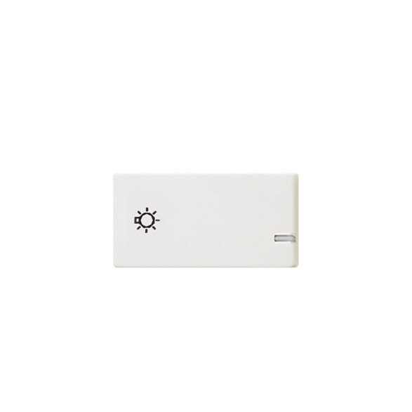 Módulo pulsador luz c/inserto - Presta Pro blanco C51362